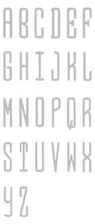 Image of all the letters in Circle