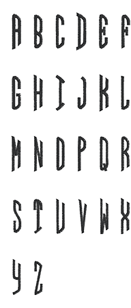 Image of all the letters in Circle