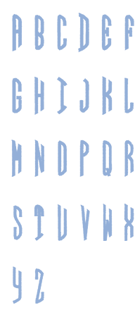 Image of all the letters in Circle