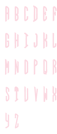 Image of all the letters in Circle