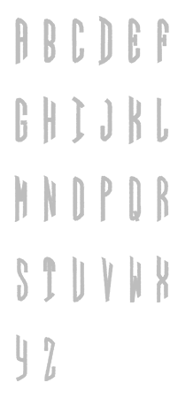 Image of all the letters in Circle