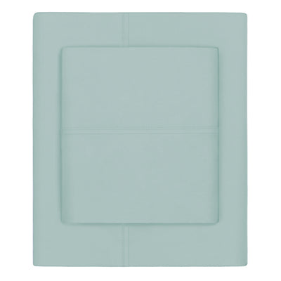 Seafoam Green 400 Thread Count Fitted Sheet