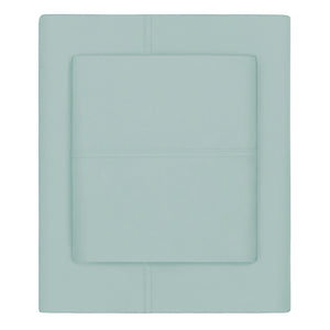 Seafoam Green 400 Thread Count Sheet Set (Fitted, Flat, & Pillow Cases)