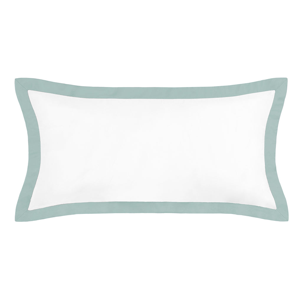 Bedroom inspiration and bedding decor | The Linden Seafoam Green Throw Pillow Duvet Cover | Crane and Canopy