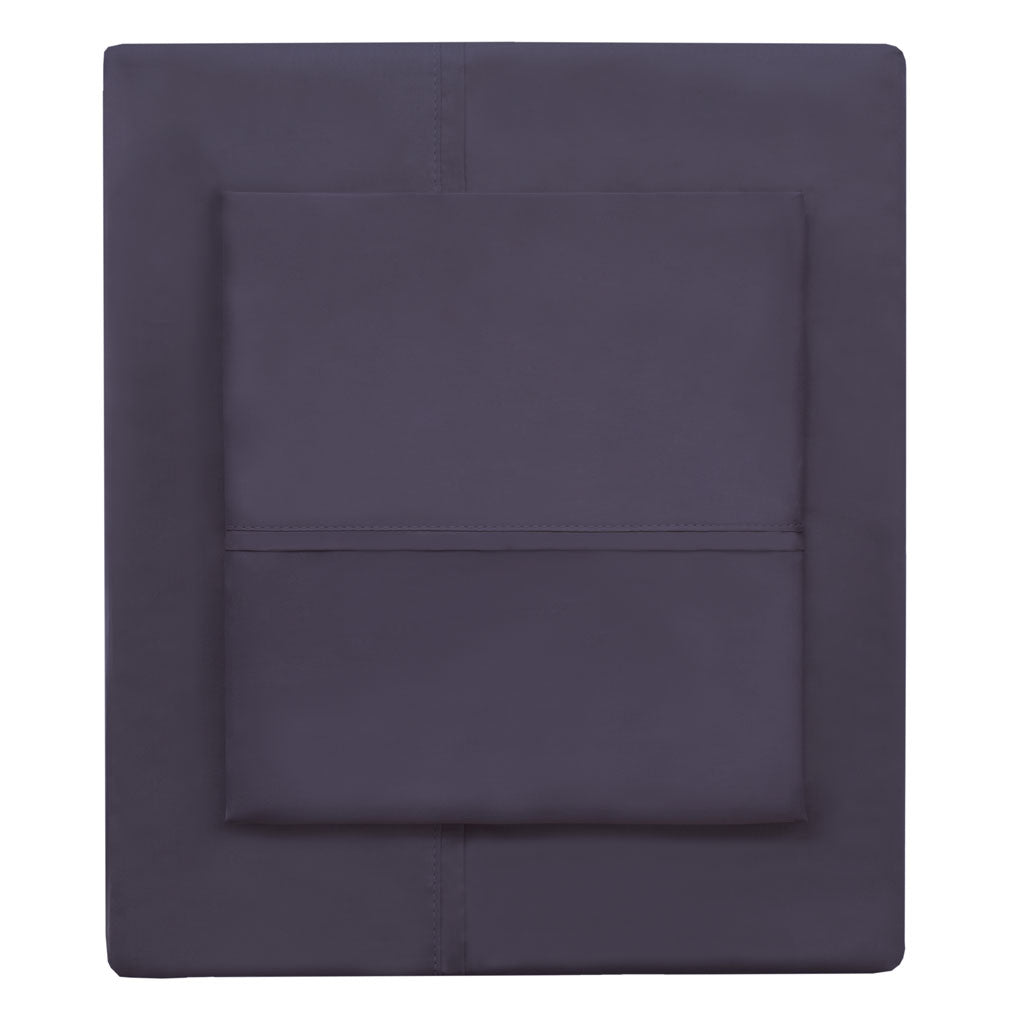 Bedroom inspiration and bedding decor | Shadow 400 Thread Count Pillowcase Pair Pair Duvet Cover | Crane and Canopy