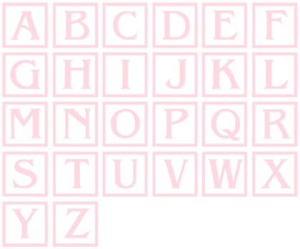 Image of all the letters in Square