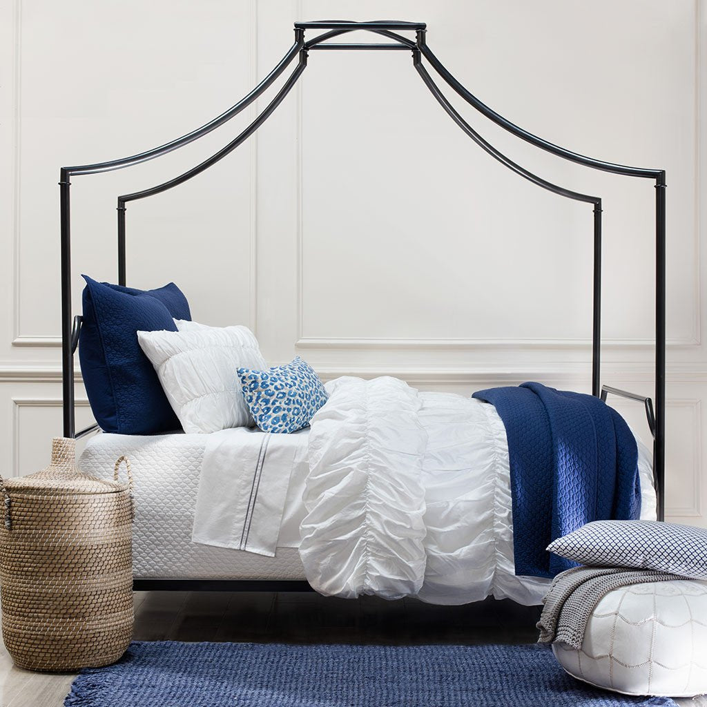 Navy Blue Cloud Quilt