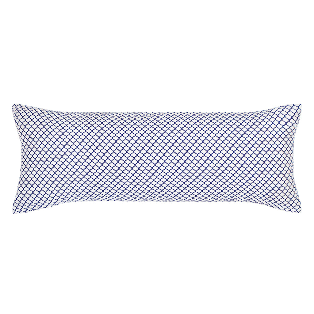 Bedroom inspiration and bedding decor | The Blue Cloud Extra Long Lumbar Throw Pillow Duvet Cover | Crane and Canopy