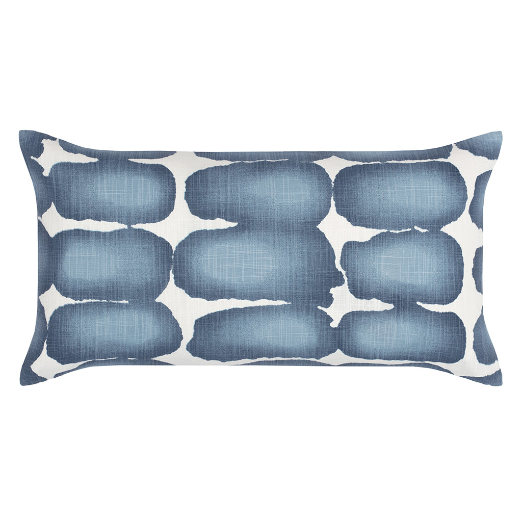 Bedroom inspiration and bedding decor | The Blue Shibori Brush Throw Pillow Duvet Cover | Crane and Canopy