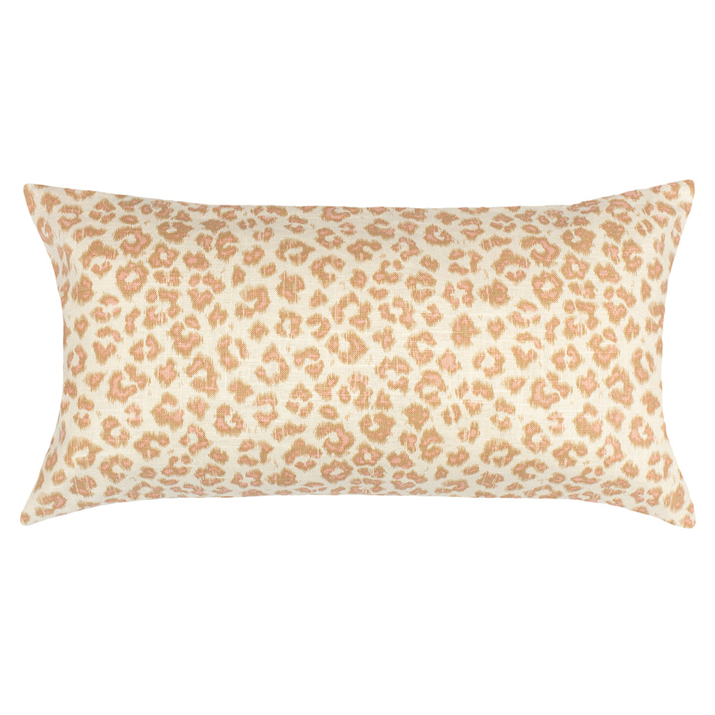 Bedroom inspiration and bedding decor | The Pink Leopard Print Throw Pillow Duvet Cover | Crane and Canopy