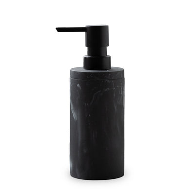 The Classic Black Marble Bath Accessories - Soap/Lotion Pump