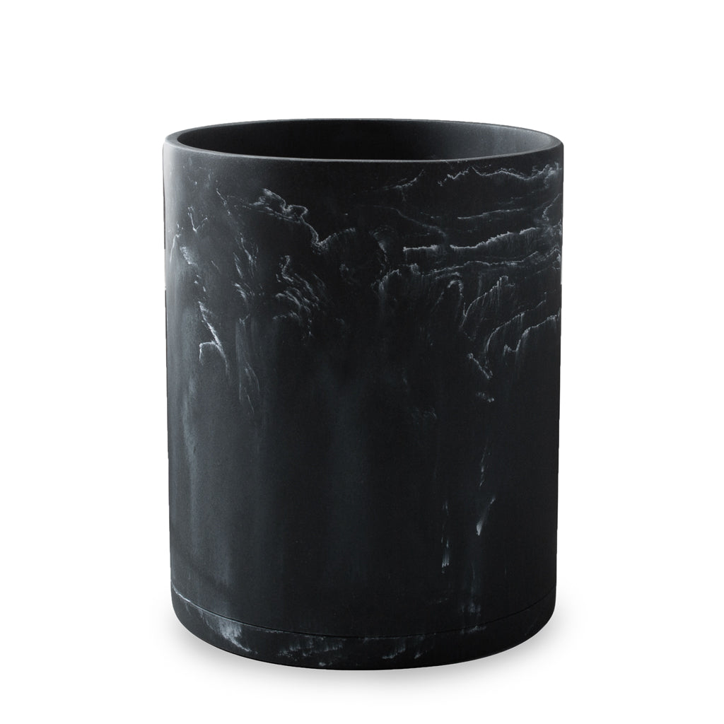 Bedroom inspiration and bedding decor | The Classic Black Marble Bath Accessories - Waste Basket Duvet Cover | Crane and Canopy