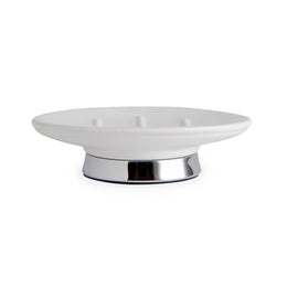 The Classic White Chrome Bath Accessories