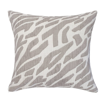 The Grey Zebra Square Throw Pillow