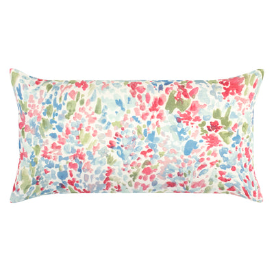 The English Garden Watercolor Throw Pillow