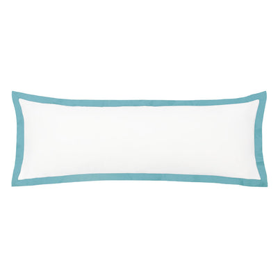 The Linden Turquoise Extra Long Lumbar Throw Pillow