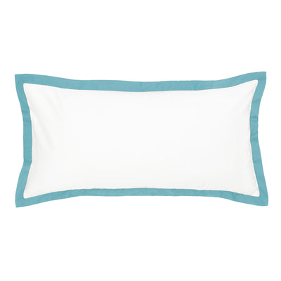 The Linden Turquoise Throw Pillow