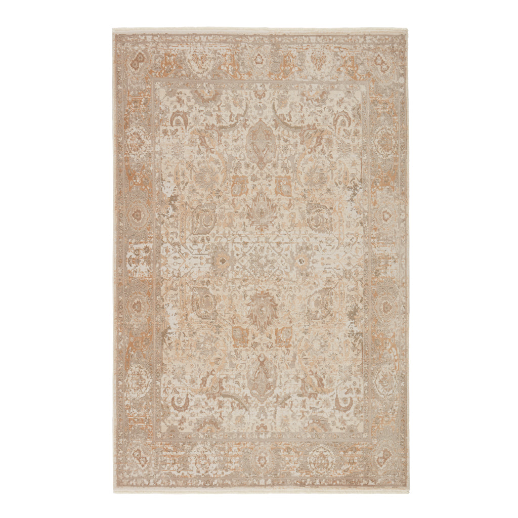 The Calista Distressed Damask Rug – Crane & Canopy
