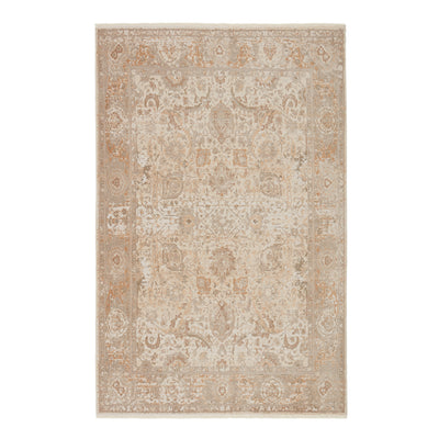 The Calista Distressed Damask Rug