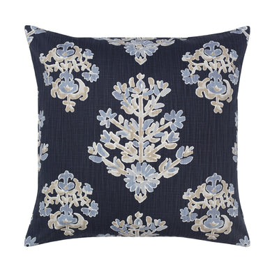 The Midnight Sophia Floral Square Throw Pillow
