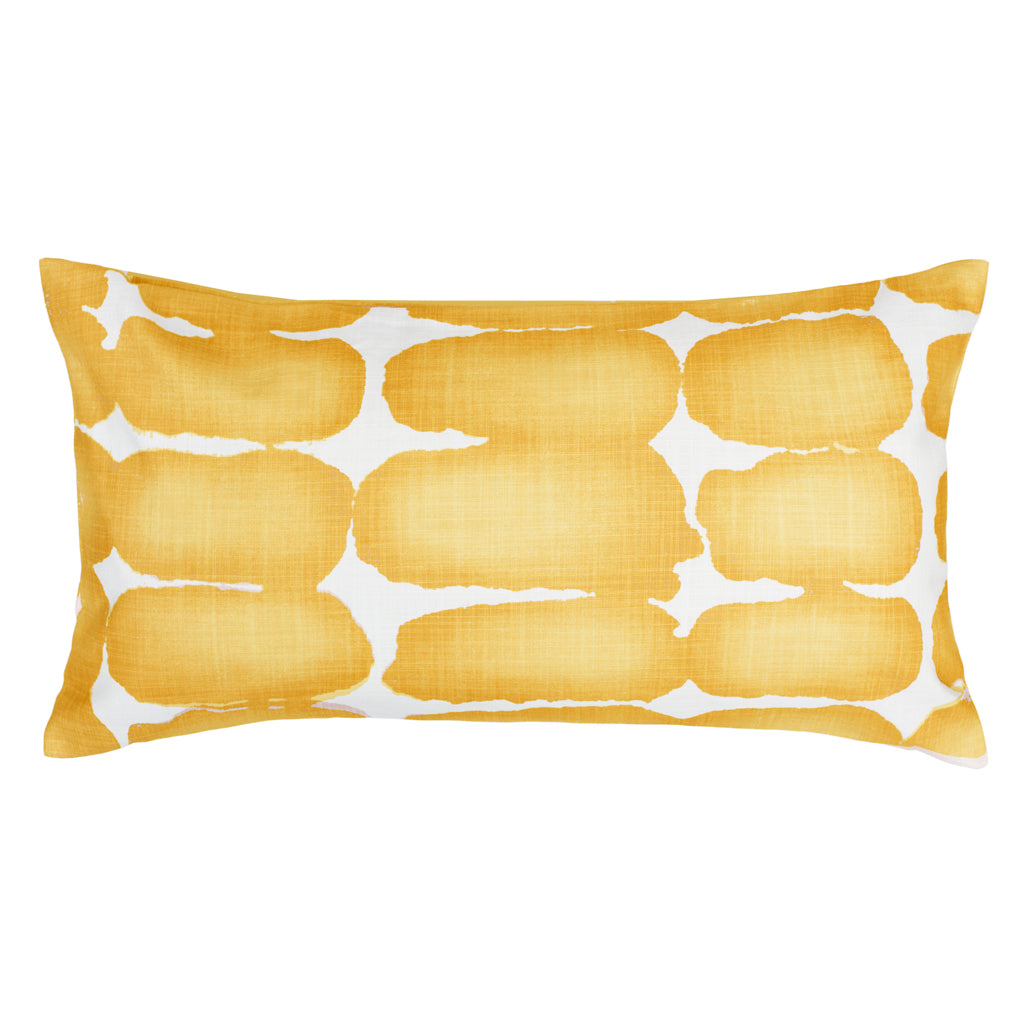 Bedroom inspiration and bedding decor | The Mustard Shibori Brush Throw Pillow Duvet Cover | Crane and Canopy
