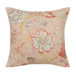 The Pink Summerdale Floral Square Throw Pillow