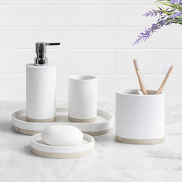 The Rustic Grey Toned Bath Accessories - Soap/Lotion Pump