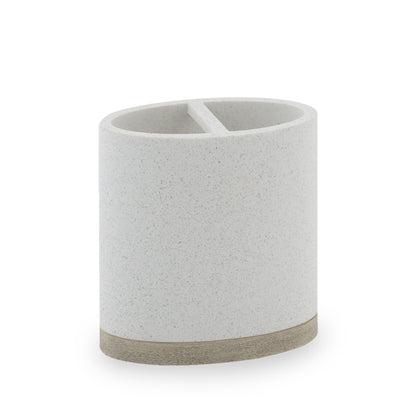 The Rustic Grey Toned Bath Accessories - Toothbrush Holder