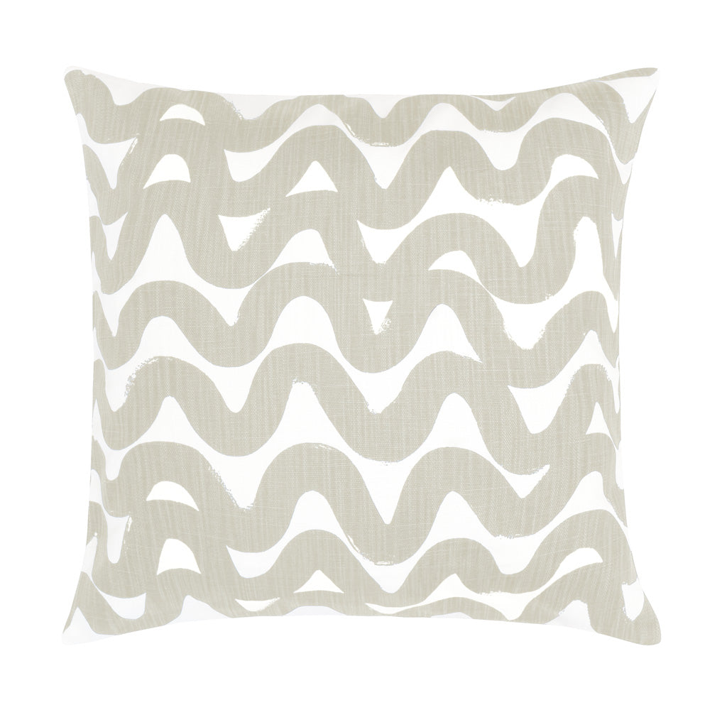 Bedroom inspiration and bedding decor | The Sand Modern Waves Square Throw Pillow Duvet Cover | Crane and Canopy