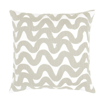 The Sand Modern Waves Square Throw Pillow