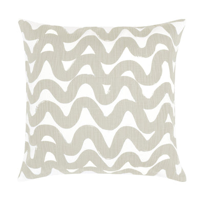 The Sand Modern Waves Square Throw Pillow