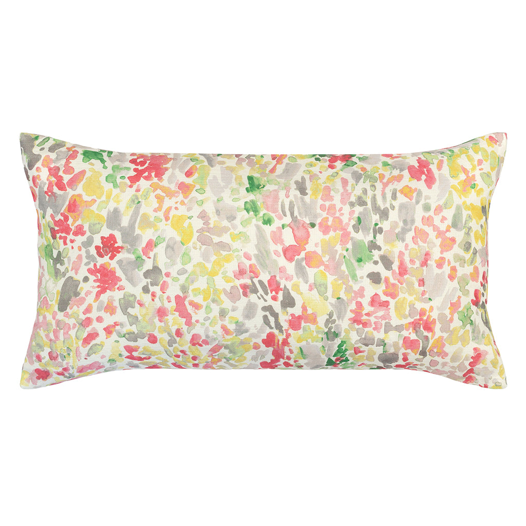 Bedroom inspiration and bedding decor | The Spring Garden Watercolor Throw Pillow Duvet Cover | Crane and Canopy