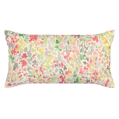 The Spring Garden Watercolor Throw Pillow