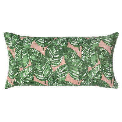 The Tropics Palm Leaf Throw Pillow