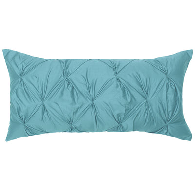 The Turquoise Pintuck Throw Pillow