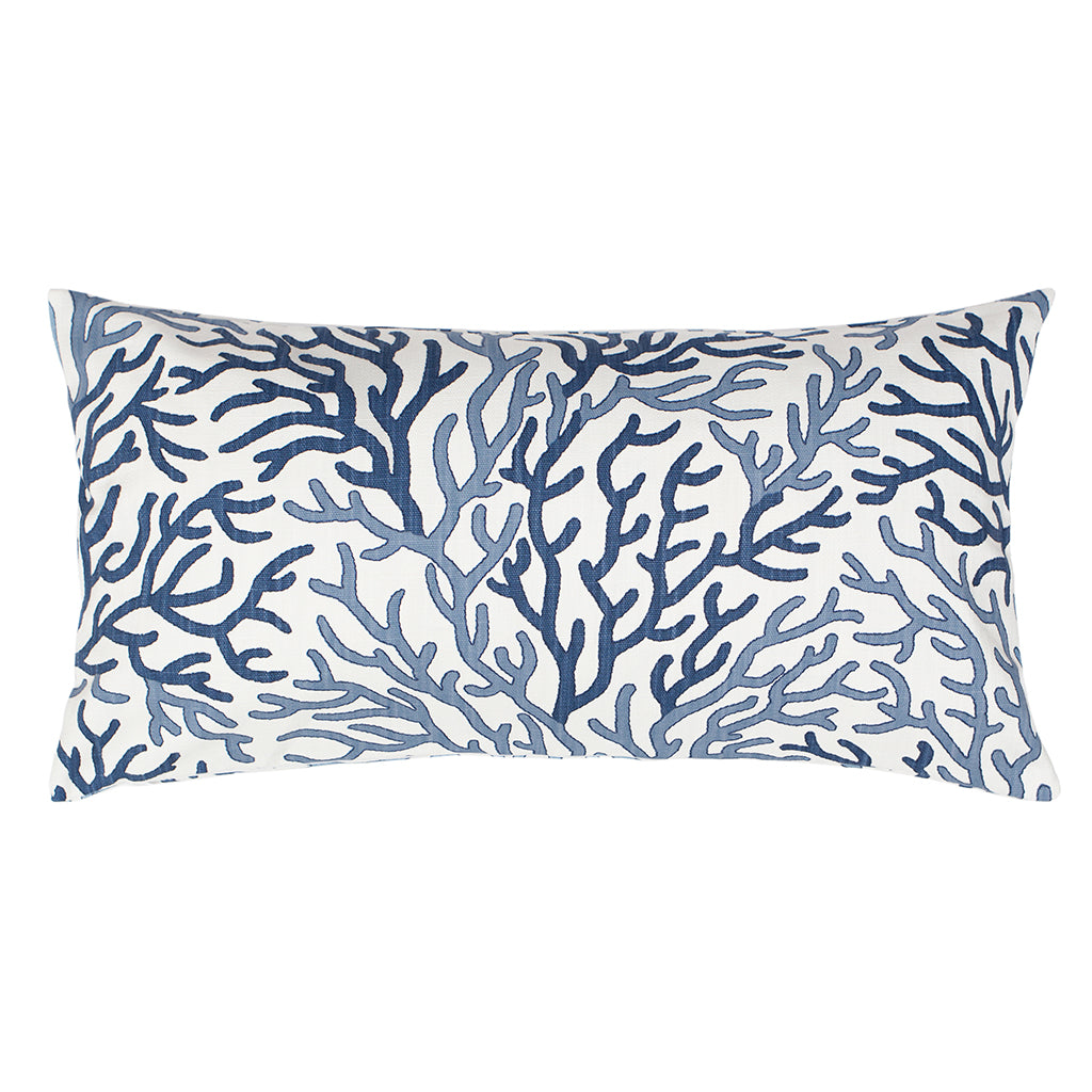 The Blue and Navy Reef Throw Pillow Crane Canopy