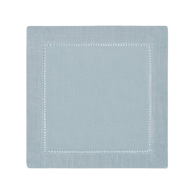The Classic Hemstitch Linen Cocktail Napkin (Set of 4)