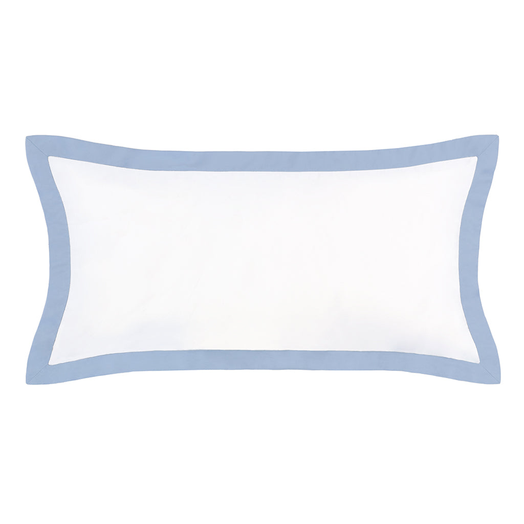 The French Blue Diamonds Extra Long Lumbar Throw Pillow