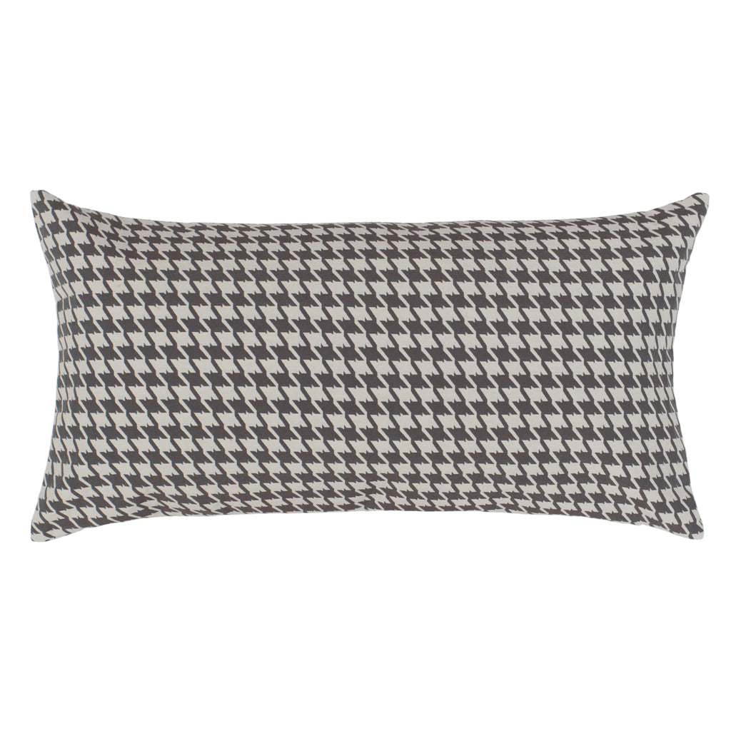 Bedroom inspiration and bedding decor | Grey Houndstooth Throw Pillow Duvet Cover | Crane and Canopy