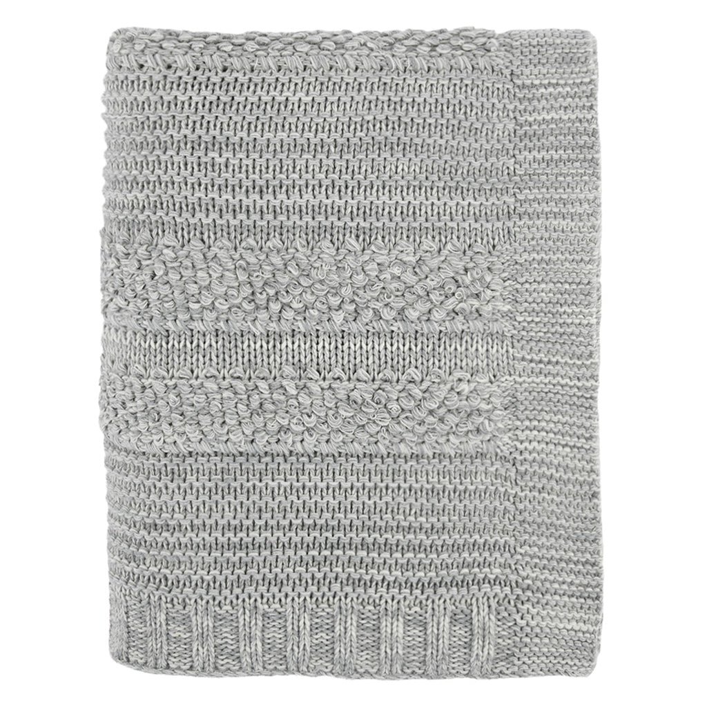 Bedroom inspiration and bedding decor | The Grey Multi-Textured Throw | Crane and Canopy