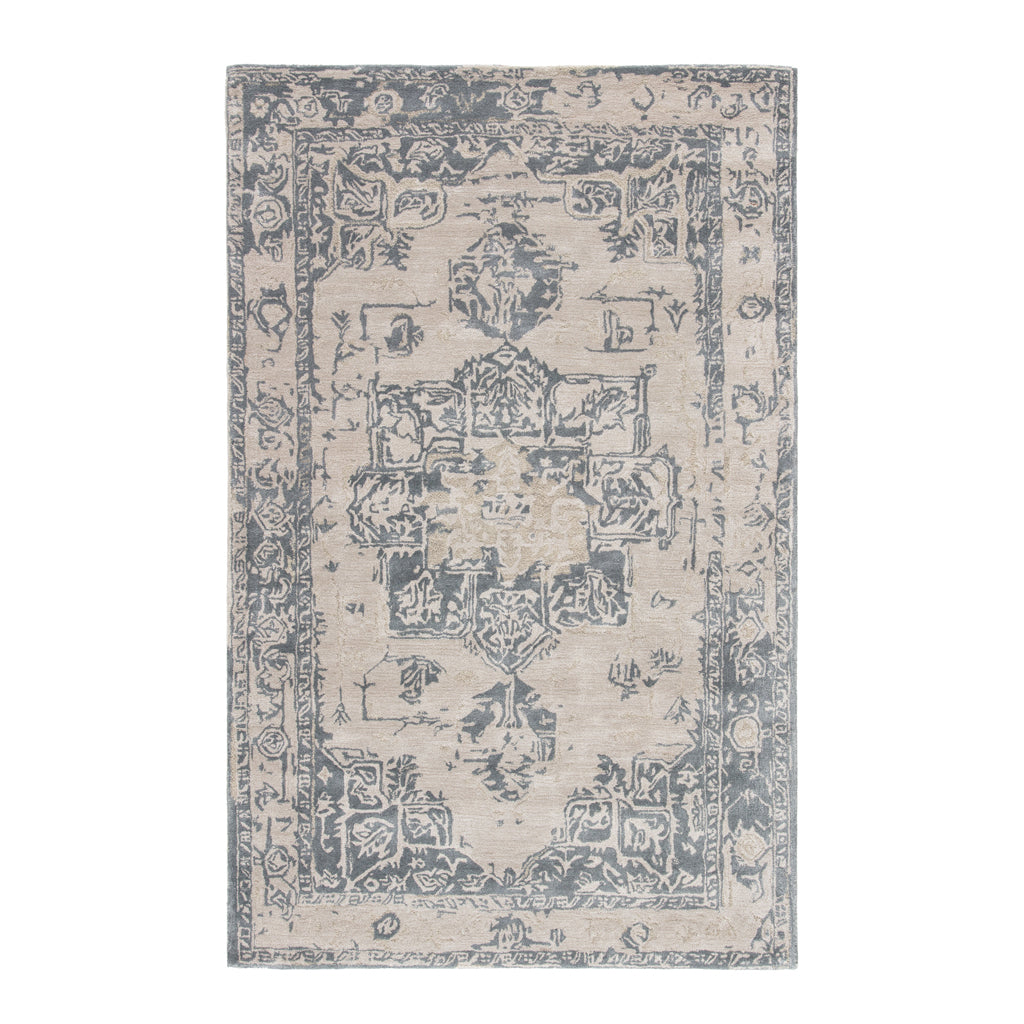 Bedroom inspiration and bedding decor | The Mosaic Medallion Tufted Wool Rug Duvet Cover | Crane and Canopy