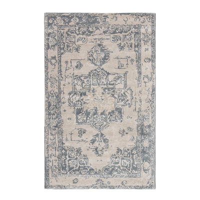 The Mosaic Medallion Tufted Wool Rug
