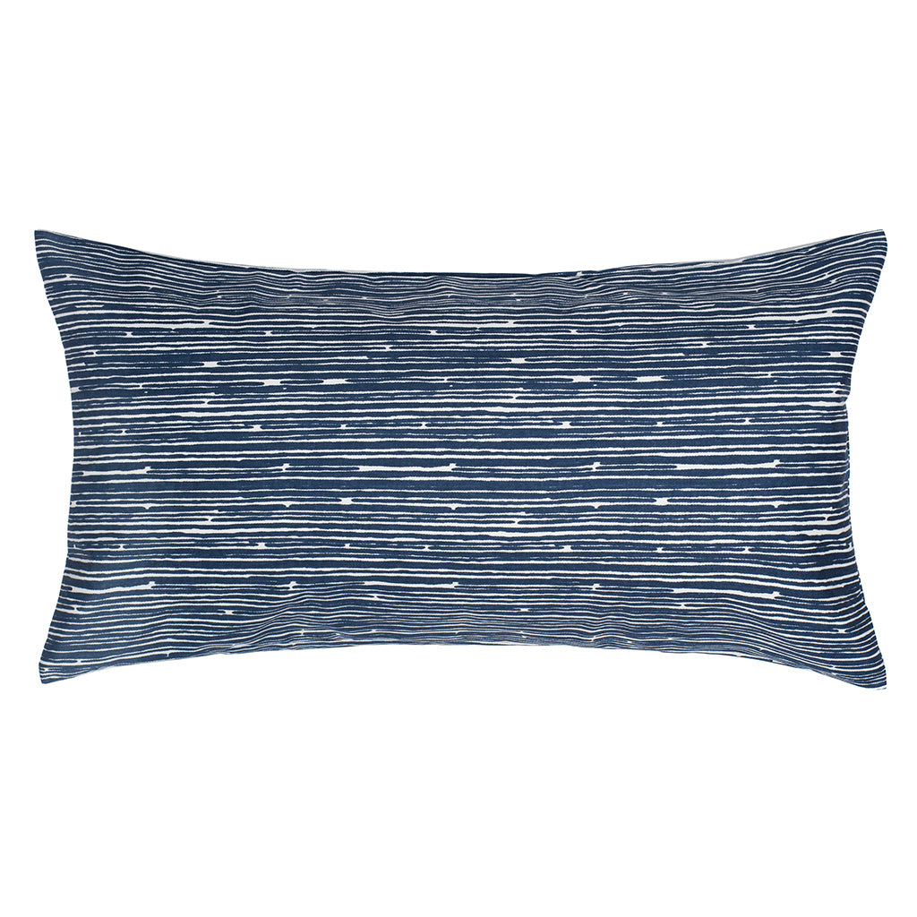 Bedroom inspiration and bedding decor | Navy Scribble Throw Pillow Duvet Cover | Crane and Canopy