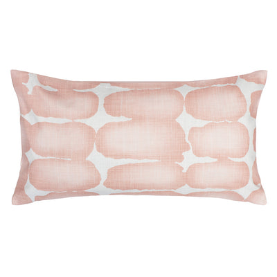 Pink Shibori Brush Throw Pillow
