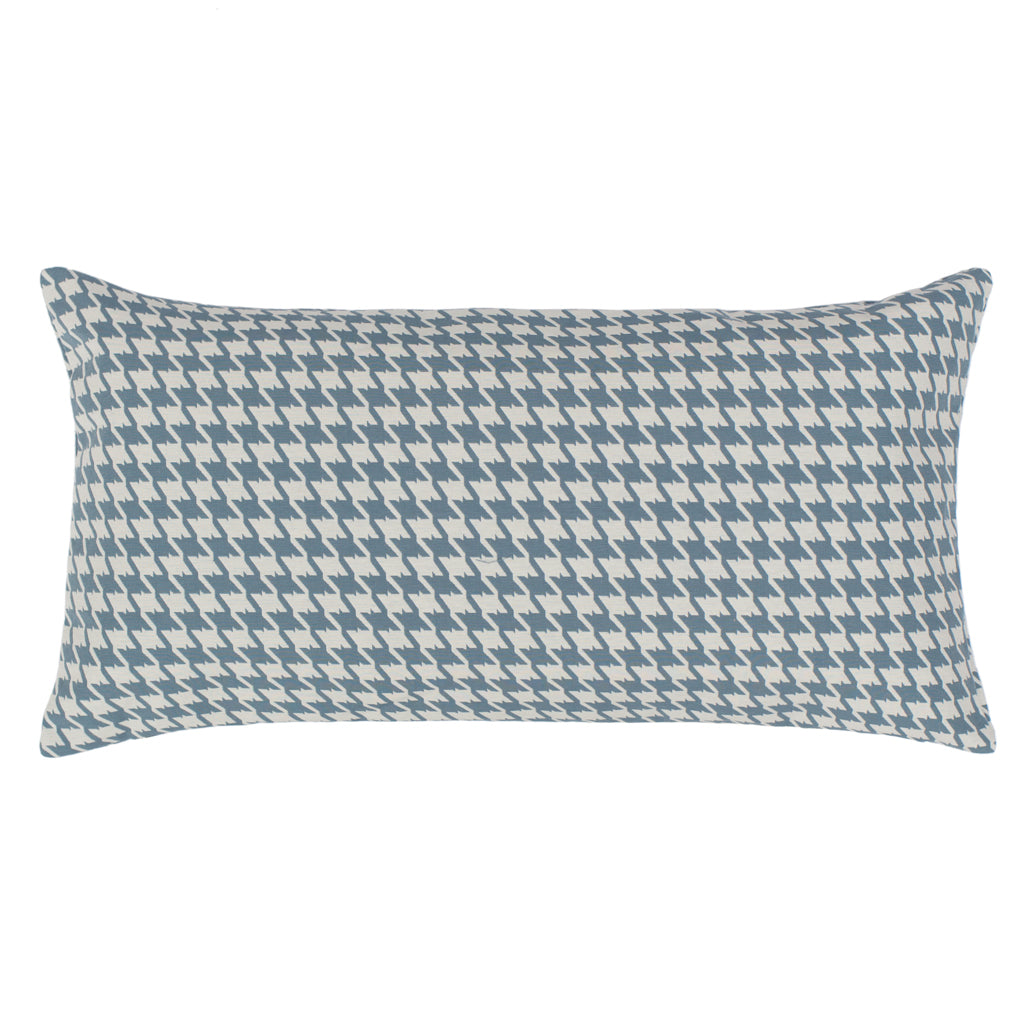 Bedroom inspiration and bedding decor | The Teal Houndstooth Throw Pillows | Crane and Canopy