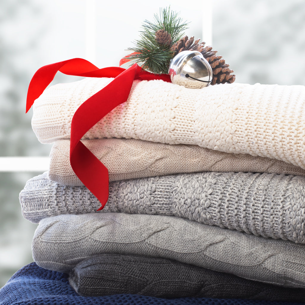 The Dark Grey Merino Wool Throw