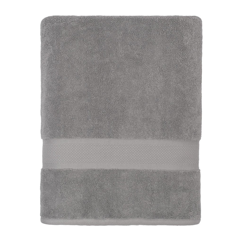 Classic Grey Bath Sheet Two Pack