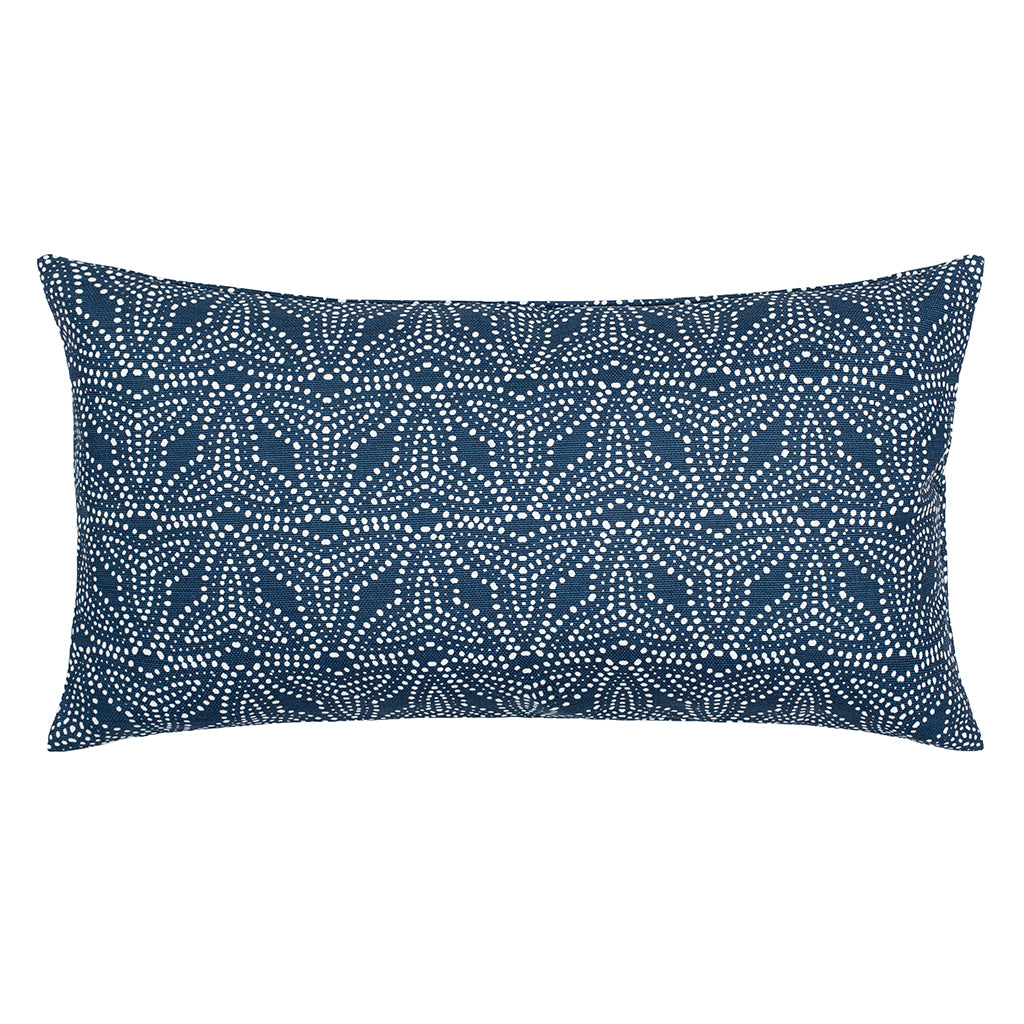 Bedroom inspiration and bedding decor | Trillium Navy Throw Pillow Duvet Cover | Crane and Canopy