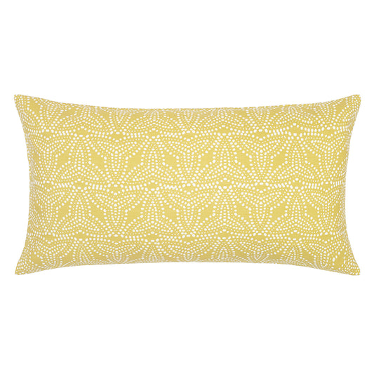 The Trillium Yellow Throw Pillow
