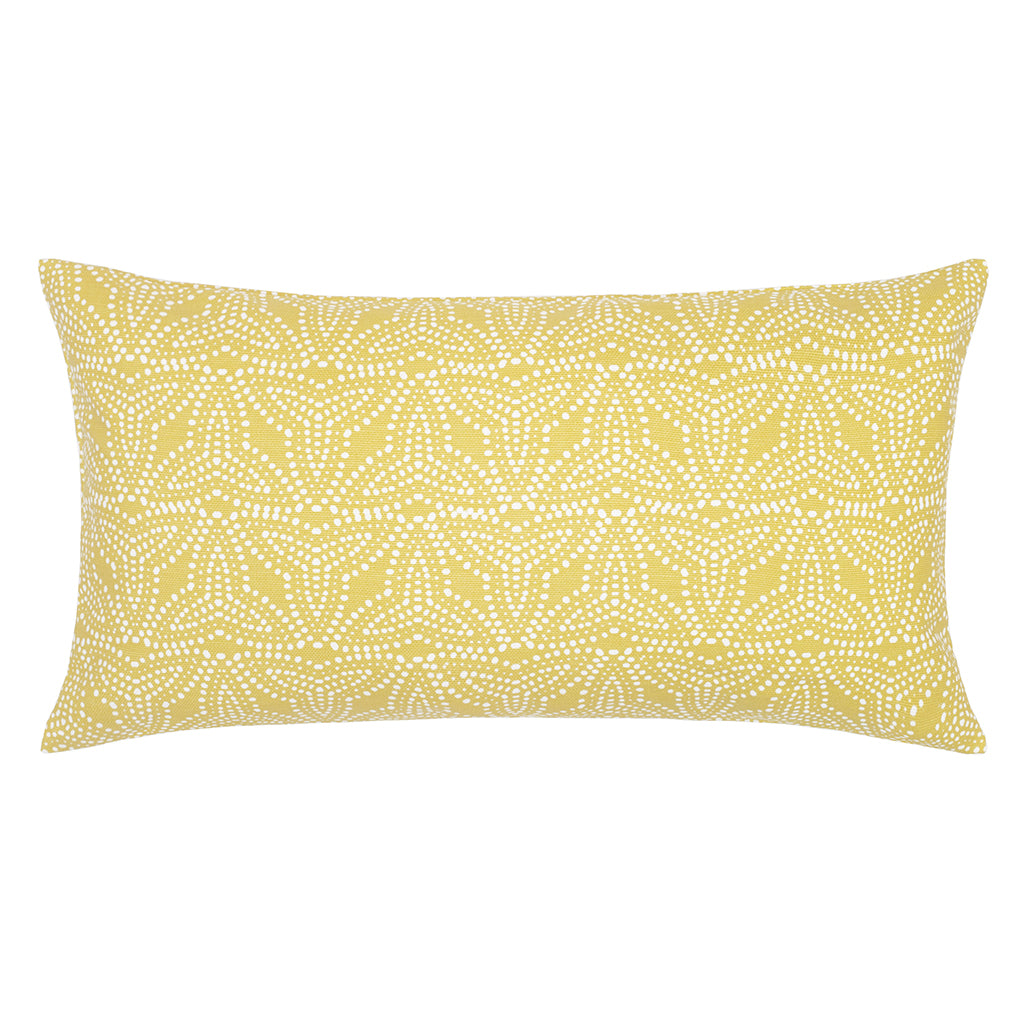 Bedroom inspiration and bedding decor | Trillium Yellow Throw Pillow Duvet Cover | Crane and Canopy